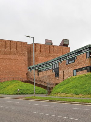 St Bride’s Church in East Kilbride, designed by Andy MacMillan and Isi Metstein for Gillespie Kidd & Coia and completed in 1964.