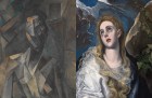 Double take – Picasso’s Seated Nude (detail; 1909–10) and El Greco's Penitent Magdalene (detail; c. 1580–85), El Greco. © Succession Picasso/DACS, London 2022