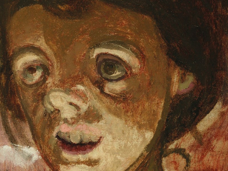 Cicely Hey (detail; 1923), Walter Sickert. The Whitworth, University of Manchester