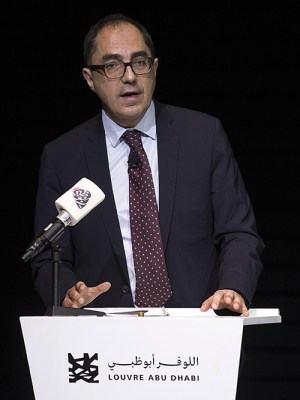Jean Luc-Martinez at the Louvre Abu Dhabi in December 2017.
