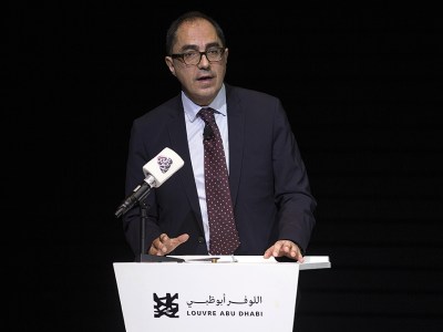 Jean Luc-Martinez at the Louvre Abu Dhabi in December 2017.