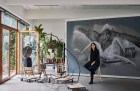 Tatiana Trouvé in her studio