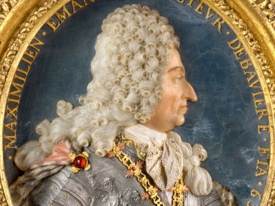 Maximilian II Emanuel, Elector of Bavaria (1662 -1726) (detail; 1725), Charles Claude Dubut.