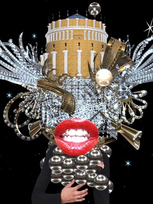 Stop Playing with My Face! (2016), Rashaad Newsome. Courtesy Rashaad Newsome Studio and Jessica Silverman, San Francisco