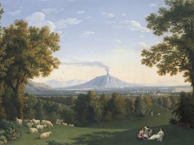 Landscape with the Palace at Caserta (1793), Jacob Phillipp Hackert (1737–1807). Museo Thyssen-Bornemisza, Madrid