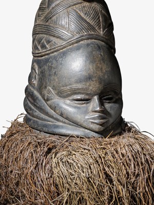 Sowei helmet mask of the Bundu societies