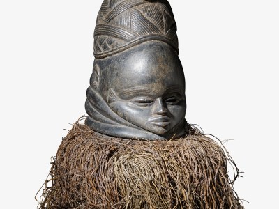 Sowei helmet mask of the Bundu societies