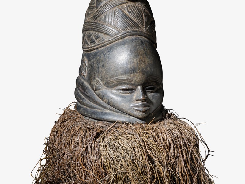 Sowei helmet mask of the Bundu societies