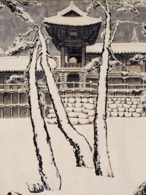 Snow at Bulguk Temple (1996), Park Dae Sung. © Park Dae Sung
