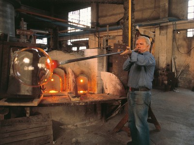 glassblowing on the island of Murano
