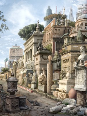 Sic Transit Gloria Mundi (after Piranesi) (2016), Emily Allchurch.