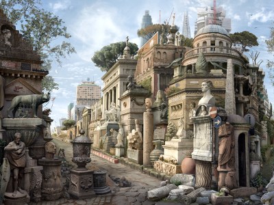 Sic Transit Gloria Mundi (after Piranesi) (2016), Emily Allchurch.