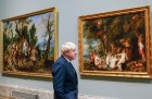 Boris Johnson at the Prado before a dinner of the leaders of NATO member states on 29 June 2022.