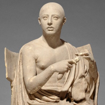 , from the group known as Orpheus and the Sirens (350–300 BC), southern Italy.