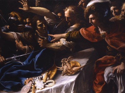 The Feast of Absalom (late 1640s), Niccolò Tornioli. Robilant+Voena
