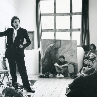 Helen Frankenthaler studio visit