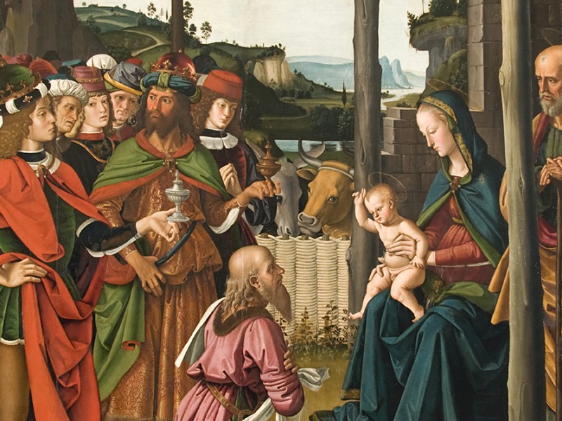 Adoration of the Magi by Perugino