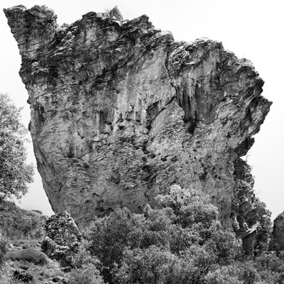 Rock slump from the cliffs of Sarikaya, near Yesilbaskoy. In antiquity, Sarikya was one of the main limestone quarries providing ancient Sagalossos with stone building materials.
