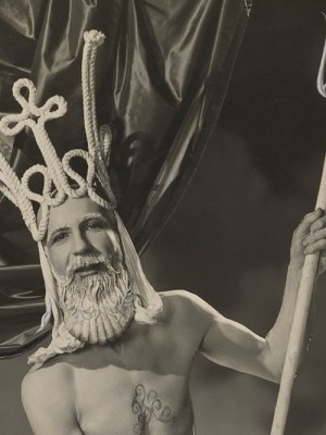 Angus McBean as Nepture (1939), Angus McBean. National Portrait Gallery, London.