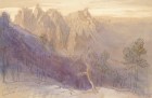 The Forest of Bavella, Corsica, 7:10 am, 29 April 1868 (1868), Edward Lear. Photo: Woolley and Wallis Salerooms Ltd.