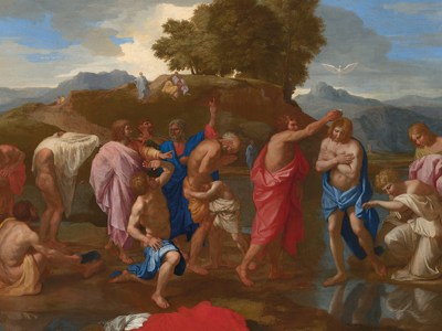 The Baptism of Christ Poussin