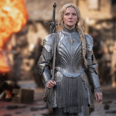 Morfydd Clark as Galadriel in ‘The Rings of Power’.