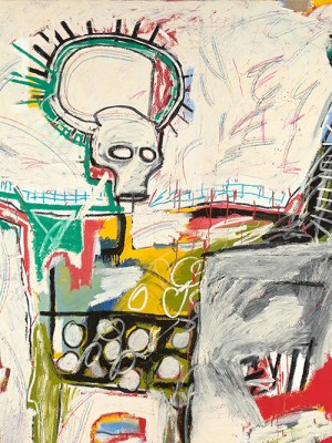 Untitled (detail; 1982) Jean-Michel Basquiat. Collection Museum Boijmans Van Beuningen, Rotterdam.