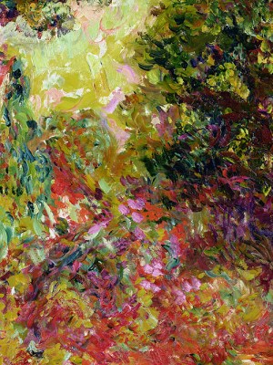 The Artist's House Seen From the Rose Garden (detail; 1922–24), Claude Monet.