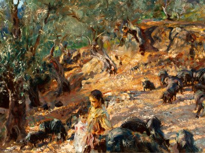 (detail; 1908), John Singer Sargent. Cedarhurst Center for the Arts, Mount Vernon, Illinois.