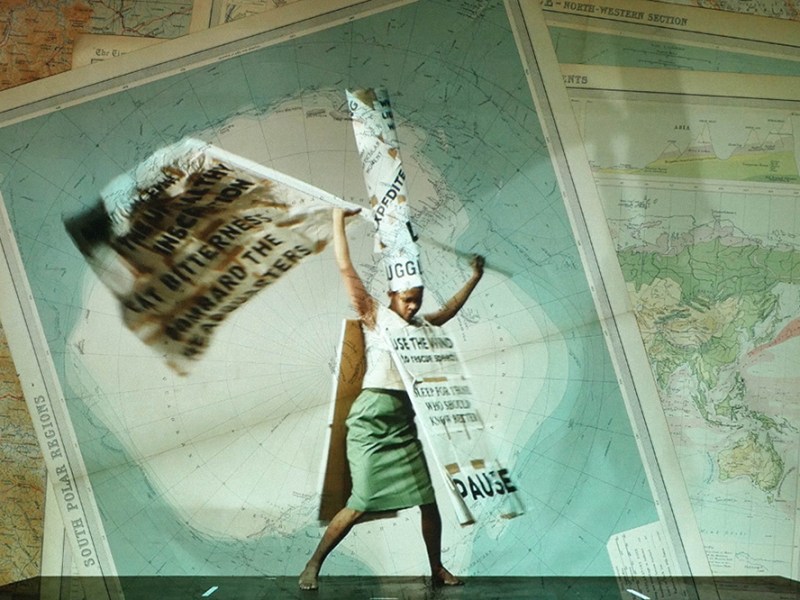 Video still from Notes Towards a Model Opera (2015), William Kentridge.