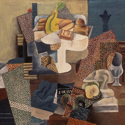 Still Life with Compote and Grapes (1914–15), Pablo Picasso. Columbus Museum of Art, Ohio.