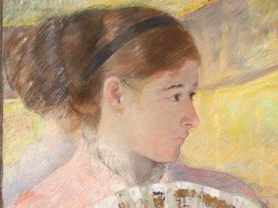 Young Lady in a Loge Gazing to the Right Mary Cassatt