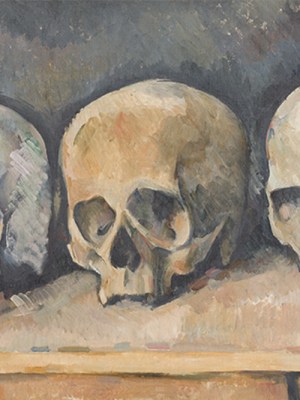 Cézanne The Three Skulls