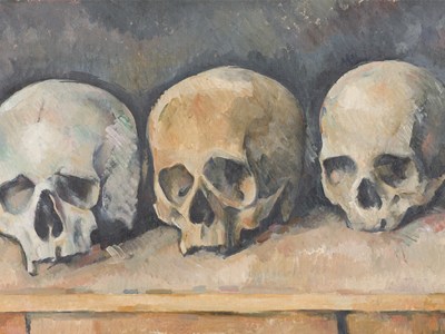 Cézanne The Three Skulls