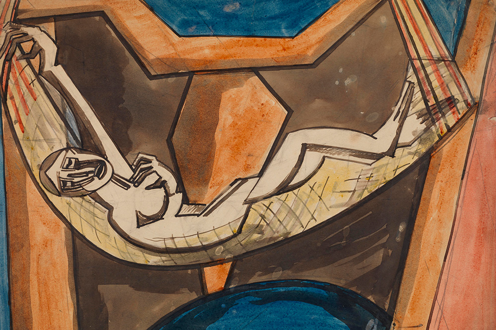 The Vorticist who was nearly painted out of history