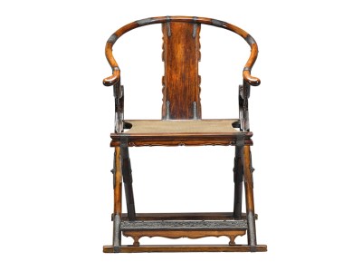 Folding horseshoe chair, late Ming Dynasty (1368–1644), China. Sotheby’s Hong Kong, HK$124.6m ($15.8m)
