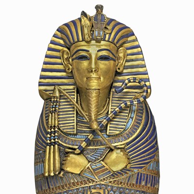 Miniature canopic coffin from the tomb of Tutankhamun