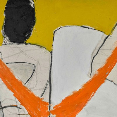 Nude (detail; c. 1962), Roger Hilton.