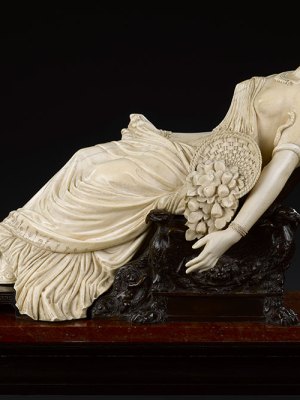 Cleopatra Dying (1859), Henri Baron de Triqueti.