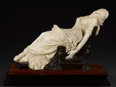 Cleopatra Dying (1859), Henri Baron de Triqueti.