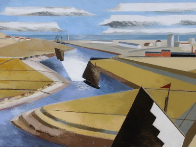The Rye Marshes, East Sussex (1932), Paul Nash. Hull Museums Collection