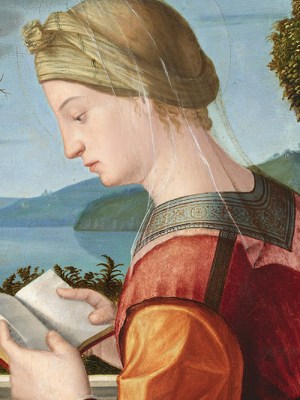 Virgin Reading (c. 1510), Vittore Carpaccio. National Gallery of Art, Washington, D.C.