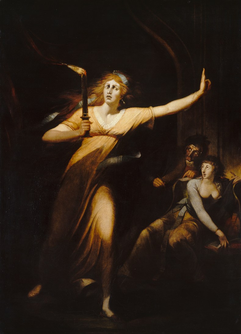 Lady Macbeth Walking in Her Sleep by Henry Fuseli