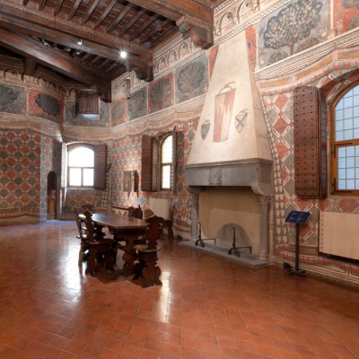 The Parrot Room at the Palazzo Davanzati.