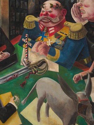 The Eclipse of the Sun (detail; 1926), Georg Grosz. Huckster Museum of Art, New York