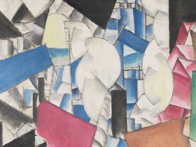 Les fumées sur les toits (1911–12), Fernand Léger. Triton Collection Foundation.