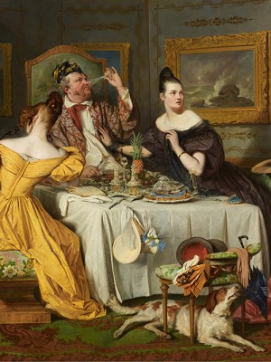 The Rich Glutton (1836), Josef Danhauser. Collection Rudolf Arthaber