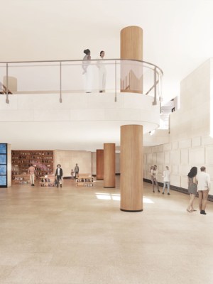 Rendering of the National Gallery’s new Sainsbury Wing