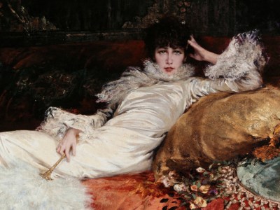 Portrait of Sarah Bernhardt (detail; 1876), Georges Clairin.