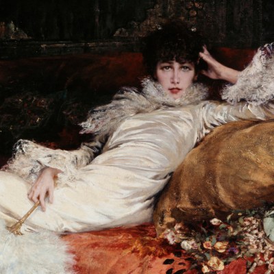 Portrait of Sarah Bernhardt (detail; 1876), Georges Clairin.